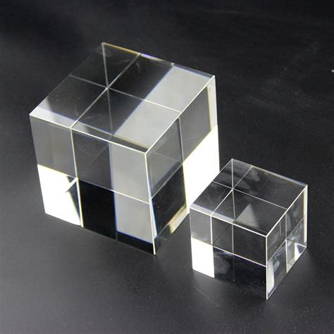立方体玻璃摆件定制