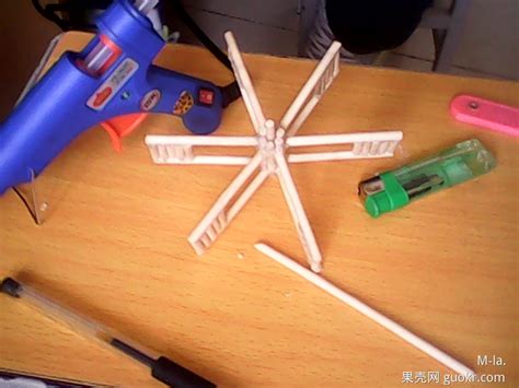 筷子风车制作步骤图