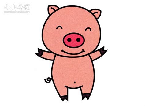 简笔画猪的画法最简单