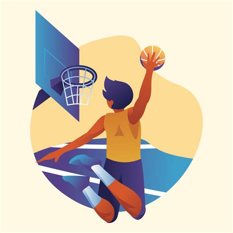 篮球插画png