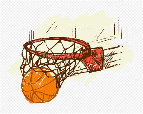 篮球框架简笔画