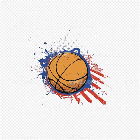 篮球涂鸦素材