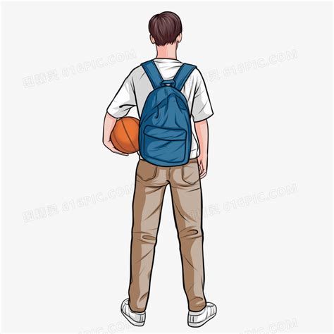篮球男孩头像动漫背影