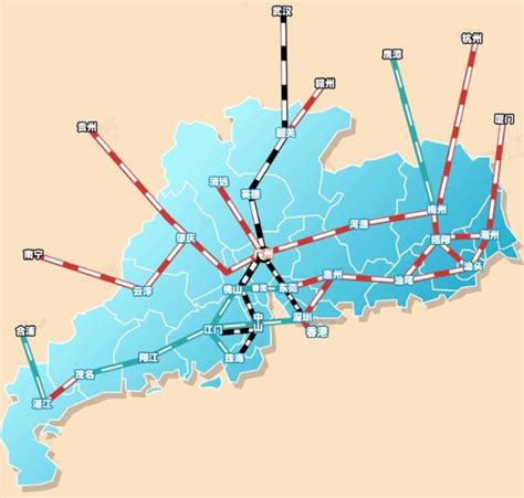 粤西第二条高铁线路图