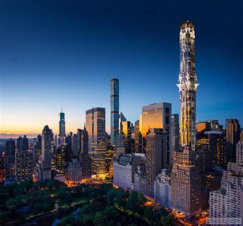纽约和深圳的摩天大楼