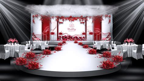 结婚舞台背景装饰