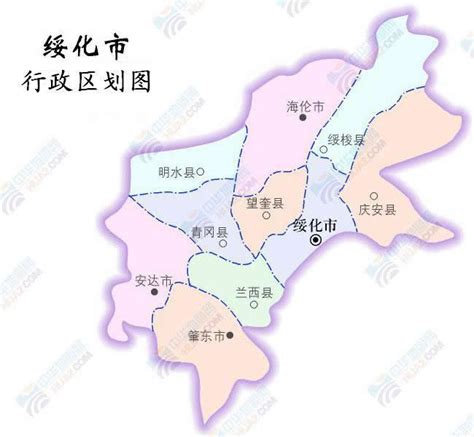 绥化市各县的行政区划代码