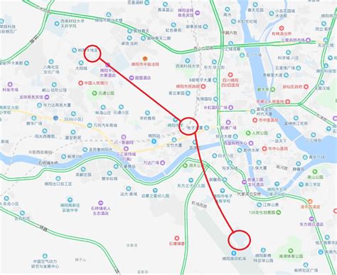 绵阳73路公交车最新路线图