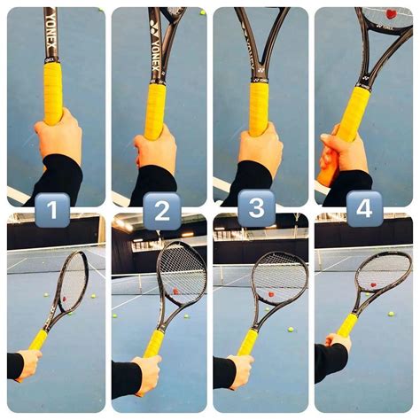 网球四个握拍方法