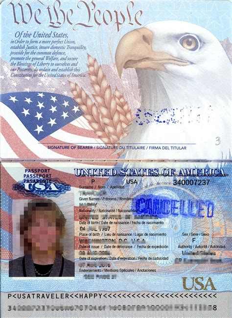 美国护照中文版