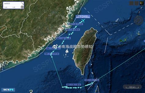 美战机穿越台湾海峡
