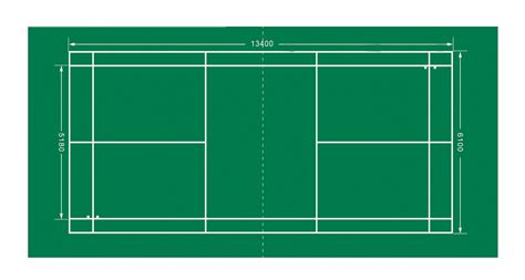 羽毛球场网的标准尺寸