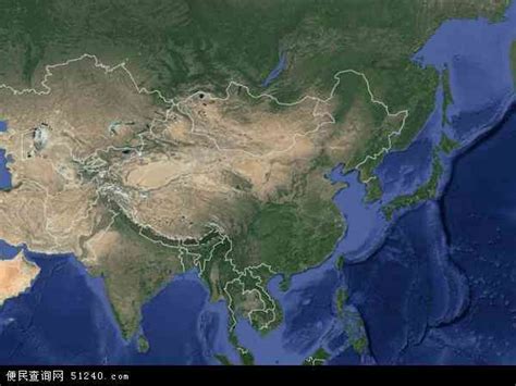 航拍中国地图实景图
