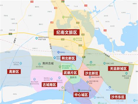 荆州房产分布图