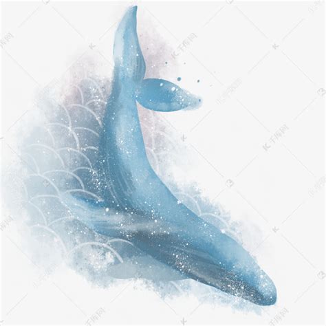 蓝色鲸鱼装饰