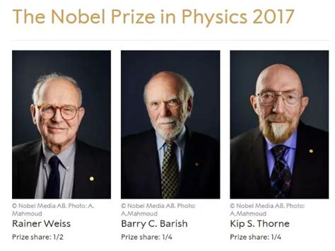 诺贝尔物理学奖获奖年轻科学家