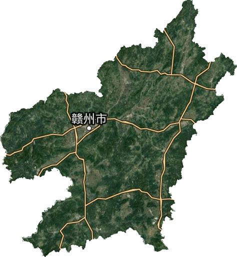 赣州卫星地图2019年版
