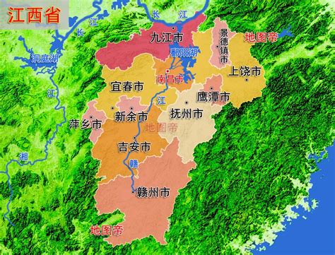 赣江地图图片