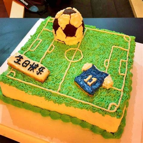 足球主题生日蛋糕