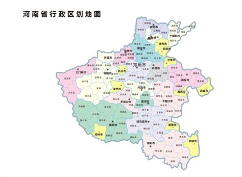 邓州中心城区行政区划调整图