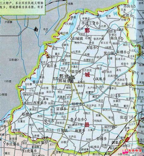 鄄城县地图最新版图片