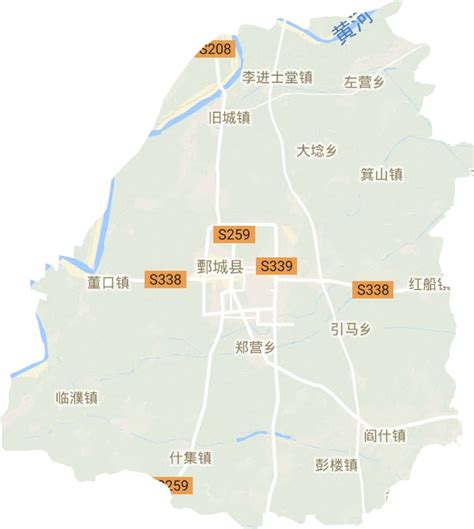鄄城县地图高清版