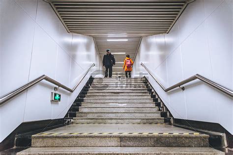 重庆地铁上的楼梯