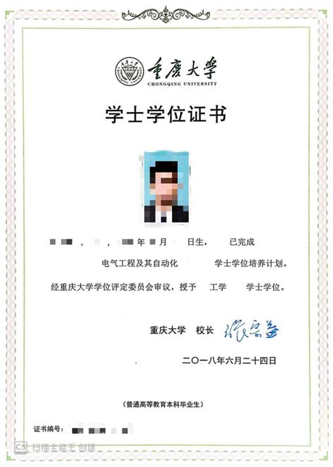 重庆大学学位证获取条件