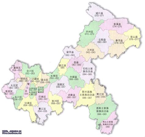 重庆市区域分布图图片