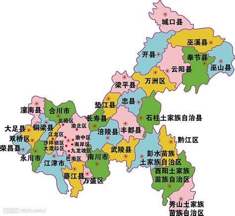 重庆市城口区地图高清全图
