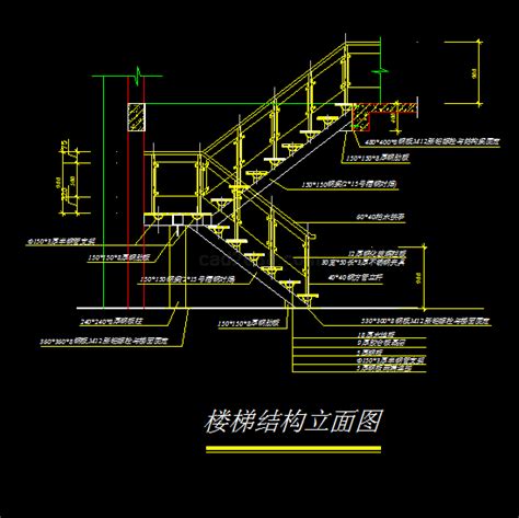 钢结构楼梯制图