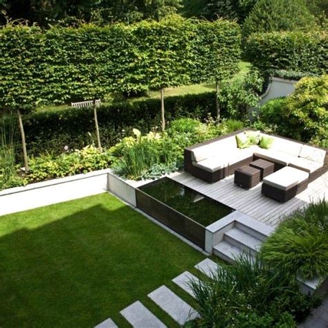 长方形花园景观设计