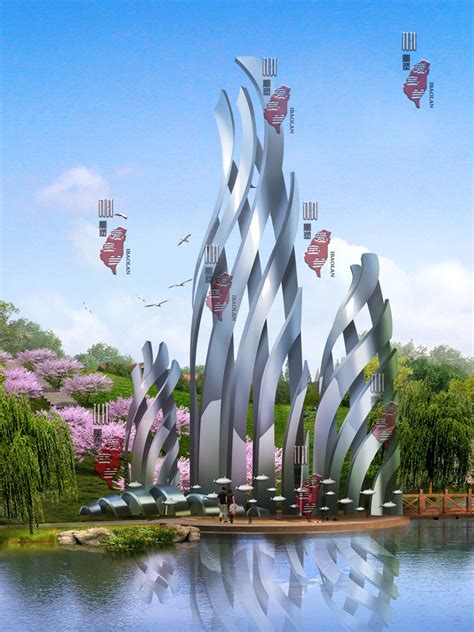 青海城市景观雕塑图片