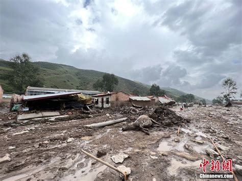 青海山洪灾害图片