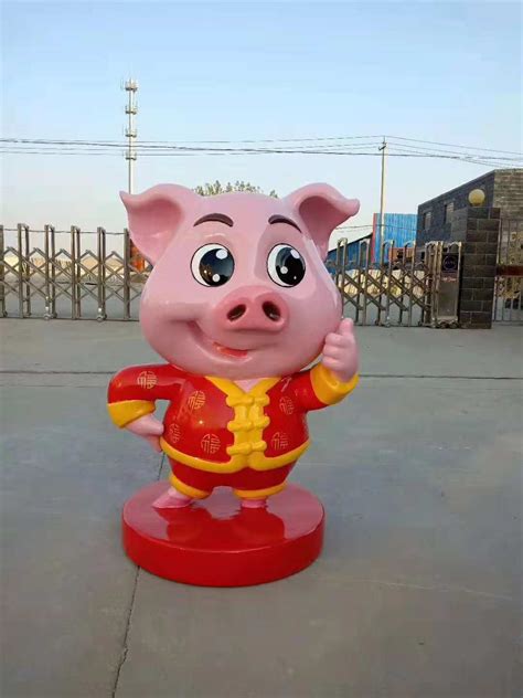 韶关商场雕塑摆件猪