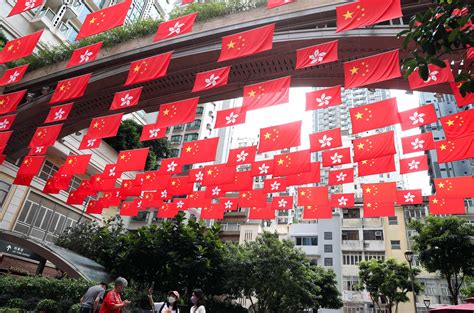 香港各界庆祝回归洋溢喜庆气