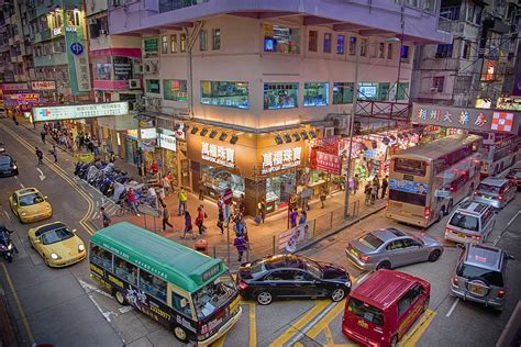 香港尖沙咀街景视频