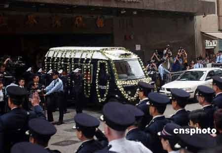 香港警队为殉职警员办葬礼