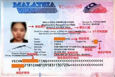 马来西亚签证所需照片等材料