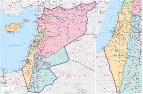 黎巴嫩地图在世界地图位置