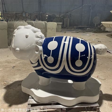黑龙江大型玻璃钢雕塑羊
