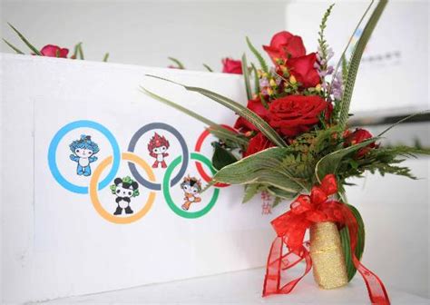 08年奥运会颁奖花束