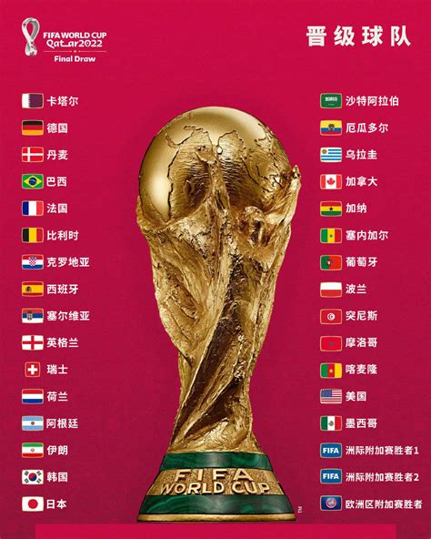 2022世界杯抽签分档规则