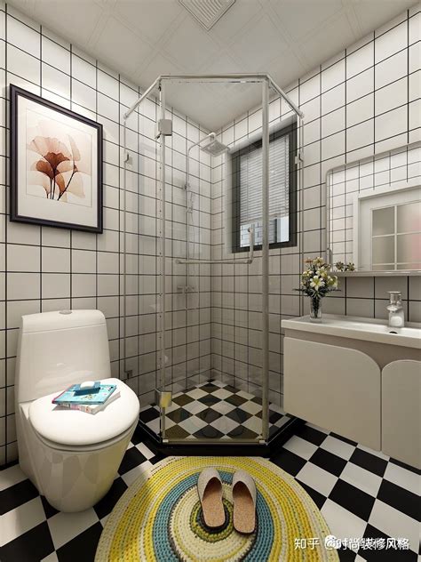 30平方单身公寓卫生间装修效果图
