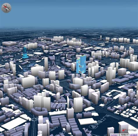 3d城市场景地图