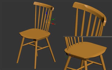 3d实木椅子建模教程