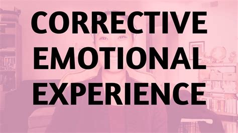 corrective emotional experience