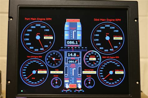digital display control panel