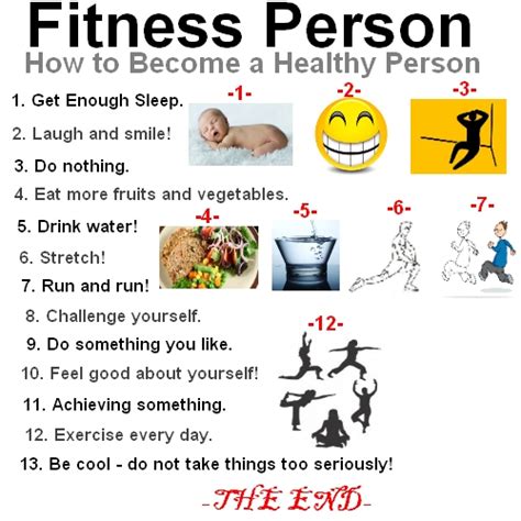 how to be a healthy person