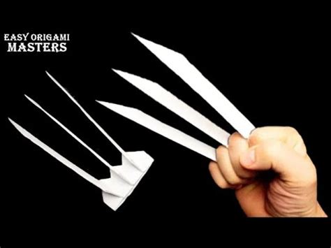 how to fold wolverine claws